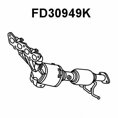 Veneporte FD30949K Catalytic Converter FD30949K