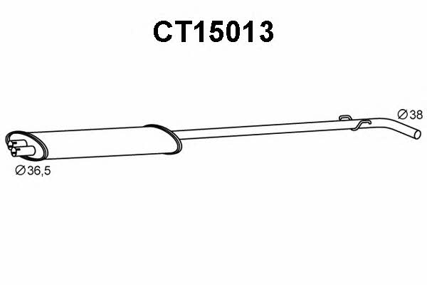 Veneporte CT15013 Central silencer CT15013