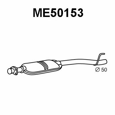 Veneporte ME50153 Central silencer ME50153