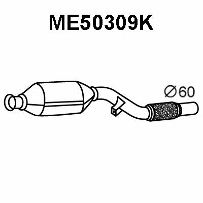 Veneporte ME50309K Catalytic Converter ME50309K