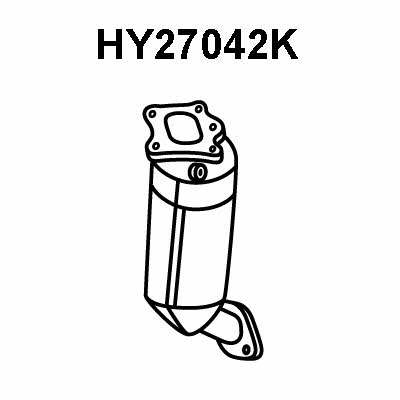 Veneporte HY27042K Catalytic Converter HY27042K
