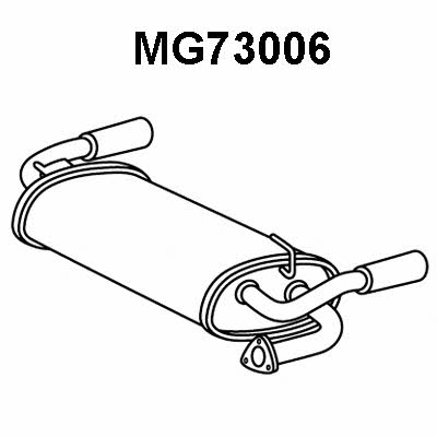 Veneporte MG73006 End Silencer MG73006