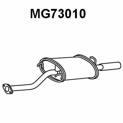 Veneporte MG73010 End Silencer MG73010
