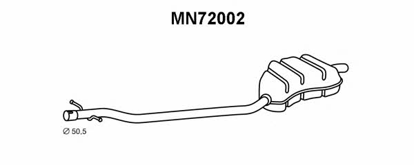 Veneporte MN72002 End Silencer MN72002
