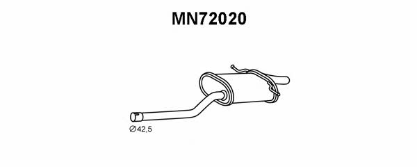 Veneporte MN72020 End Silencer MN72020