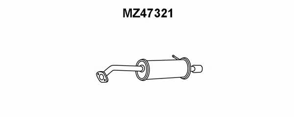 Veneporte MZ47321 End Silencer MZ47321