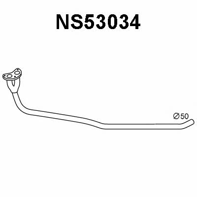  NS53034 Exhaust pipe NS53034
