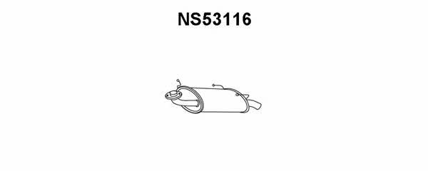 Veneporte NS53116 End Silencer NS53116