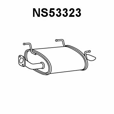 Veneporte NS53323 End Silencer NS53323