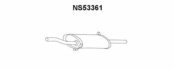 Veneporte NS53361 End Silencer NS53361