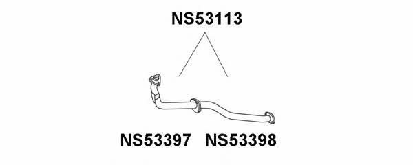 Veneporte NS53397 Exhaust pipe NS53397