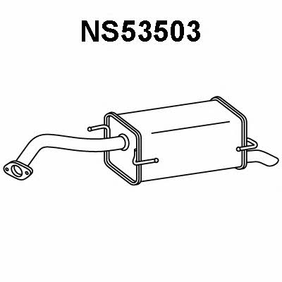 Veneporte NS53503 End Silencer NS53503