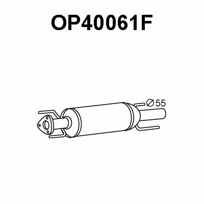 Veneporte OP40061F Diesel particulate filter DPF OP40061F