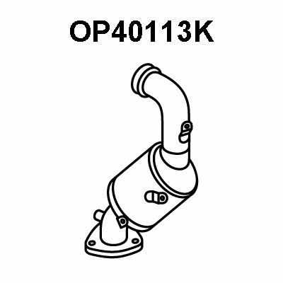 Veneporte OP40113K Catalytic Converter OP40113K