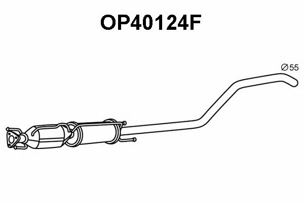 Veneporte OP40124F Diesel particulate filter DPF OP40124F