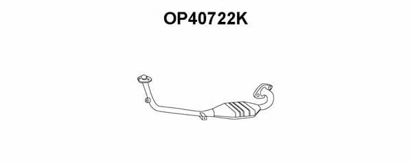 Veneporte OP40722K Catalytic Converter OP40722K