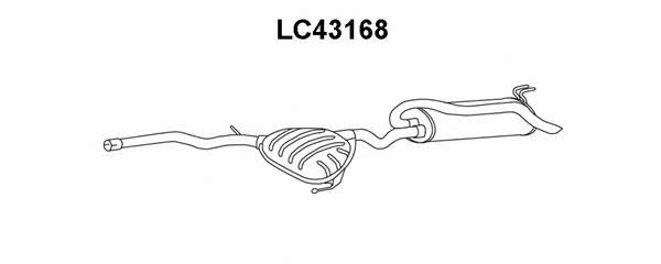 Veneporte LC43168 End Silencer LC43168