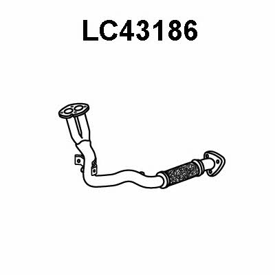 Veneporte LC43186 Exhaust pipe LC43186