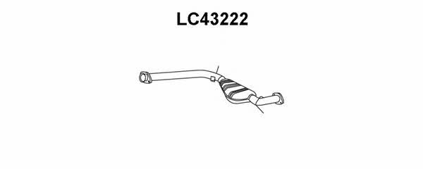 Veneporte LC43222 Central silencer LC43222