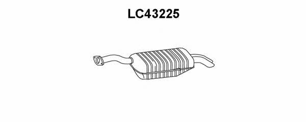 Veneporte LC43225 End Silencer LC43225