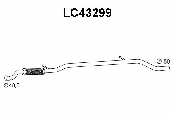 Veneporte LC43299 Exhaust pipe LC43299