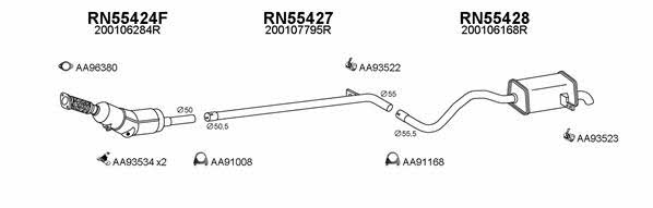 Veneporte 550618 Exhaust system 550618