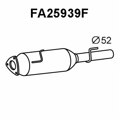 Veneporte FA25939F Diesel particulate filter DPF FA25939F