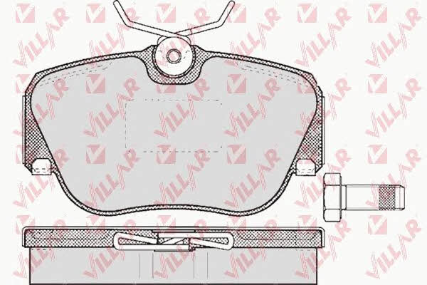 Villar 626.0302 Brake Pad Set, disc brake 6260302