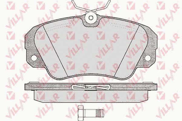 Villar 626.0449 Brake Pad Set, disc brake 6260449