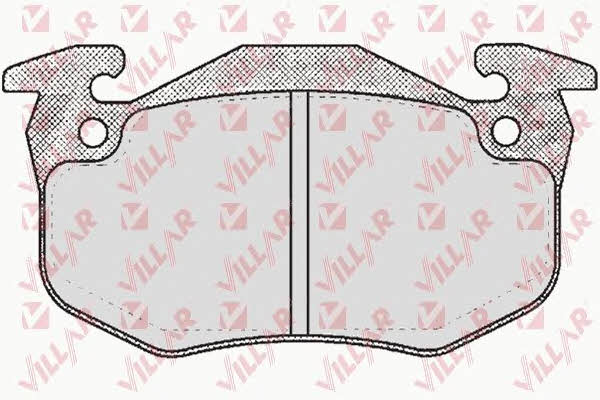 Villar 626.0484 Brake Pad Set, disc brake 6260484