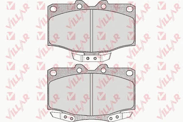 Villar 626.0515 Brake Pad Set, disc brake 6260515