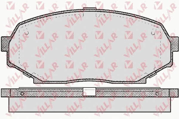 Villar 626.0525 Brake Pad Set, disc brake 6260525