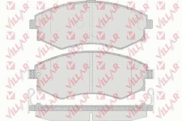 Villar 626.0640 Brake Pad Set, disc brake 6260640