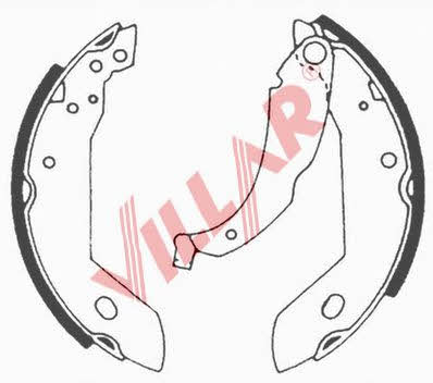 Villar 629.0573 Brake shoe set 6290573