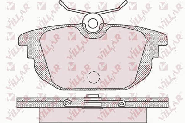 Villar 626.0736 Brake Pad Set, disc brake 6260736