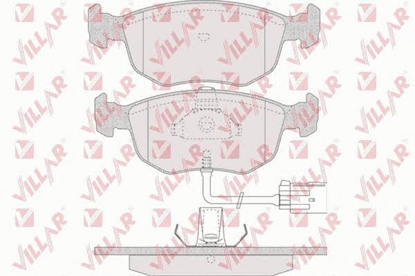 Villar 626.0745 Brake Pad Set, disc brake 6260745