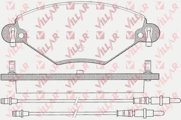 Villar 626.0793 Brake Pad Set, disc brake 6260793