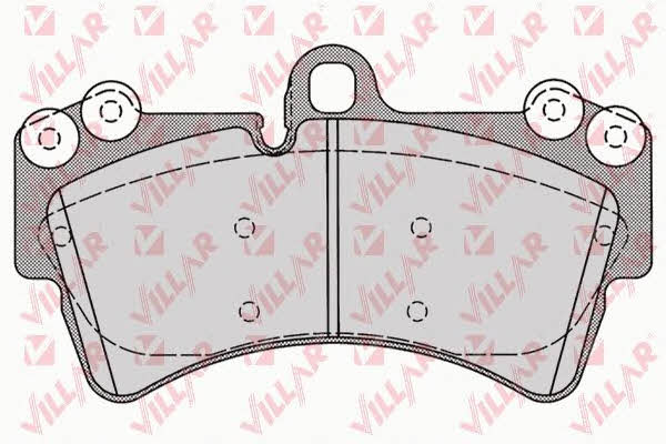 Villar 626.1257 Brake Pad Set, disc brake 6261257