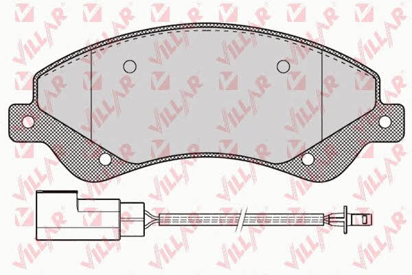 Villar 626.1259 Brake Pad Set, disc brake 6261259