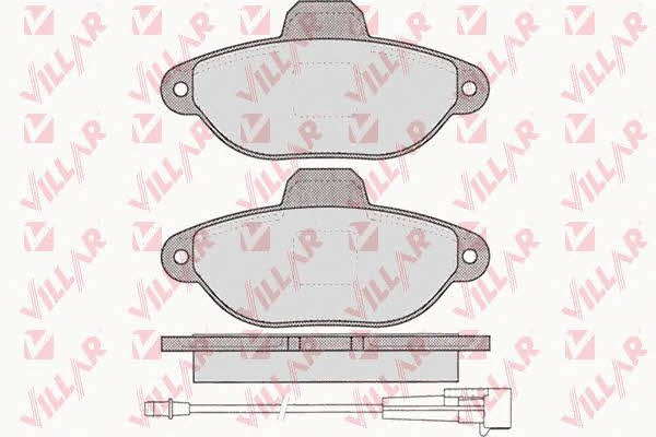 Villar 626.1262 Brake Pad Set, disc brake 6261262