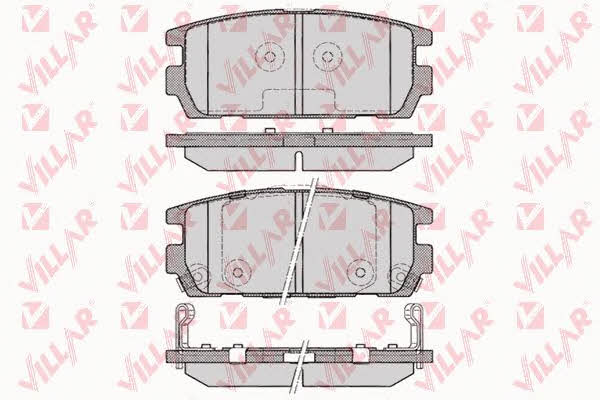 Villar 626.1290 Brake Pad Set, disc brake 6261290