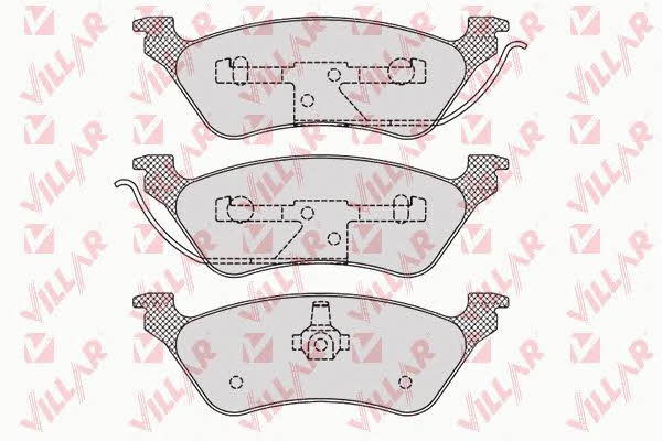 Villar 626.0912 Brake Pad Set, disc brake 6260912