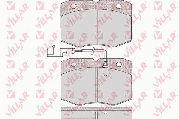 Villar 626.0963 Brake Pad Set, disc brake 6260963