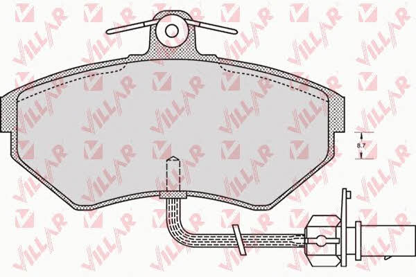 Villar 626.0979 Brake Pad Set, disc brake 6260979