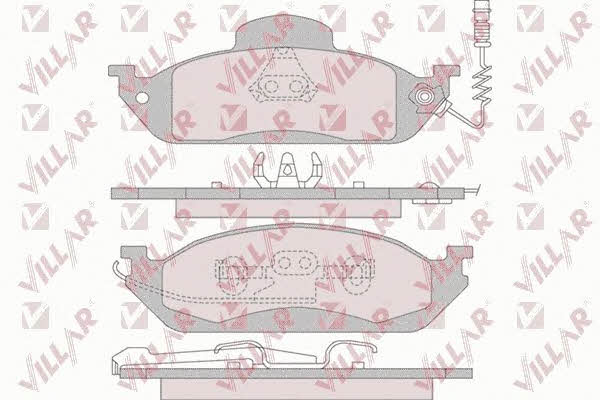 Villar 626.0983 Brake Pad Set, disc brake 6260983