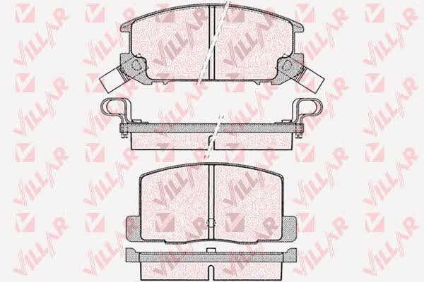 Villar 626.1024 Brake Pad Set, disc brake 6261024