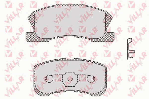 Villar 626.1042 Brake Pad Set, disc brake 6261042