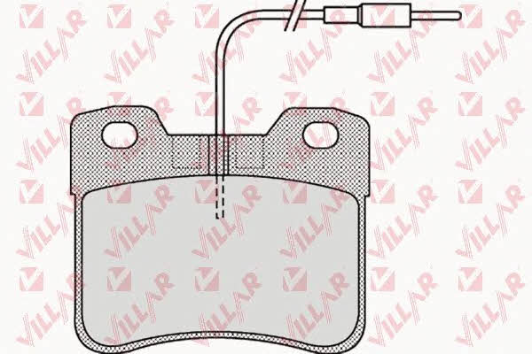 Villar 626.1135 Brake Pad Set, disc brake 6261135