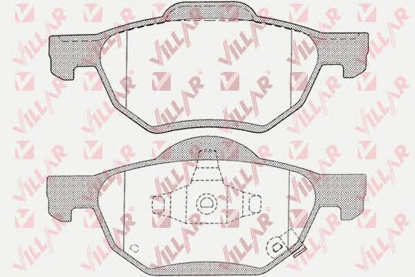 Villar 626.1211 Brake Pad Set, disc brake 6261211