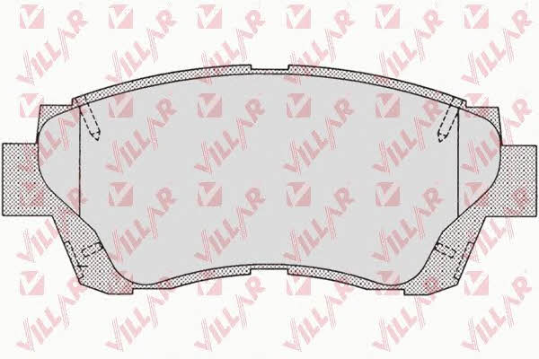 Villar 626.0701 Brake Pad Set, disc brake 6260701